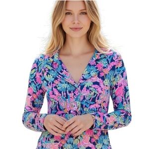 Lilly Pulitzer Long Sleeve Pajama Top sz Small NWT